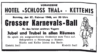 Anzeige Grenz-Echo 1949